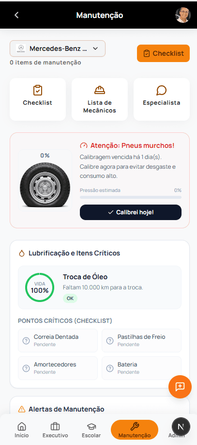 App — Manutenção Preventiva